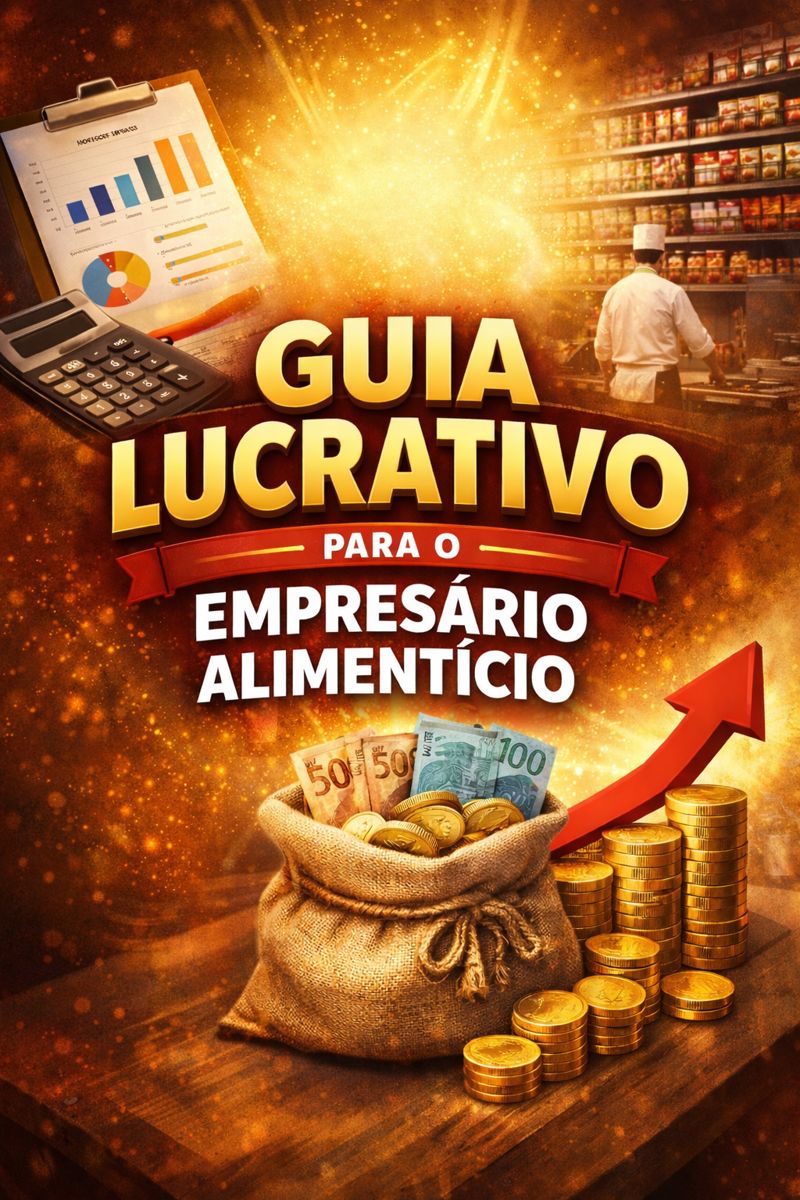 Capa do ebook Manual Prático do Empresário Alimentício Lucrativo